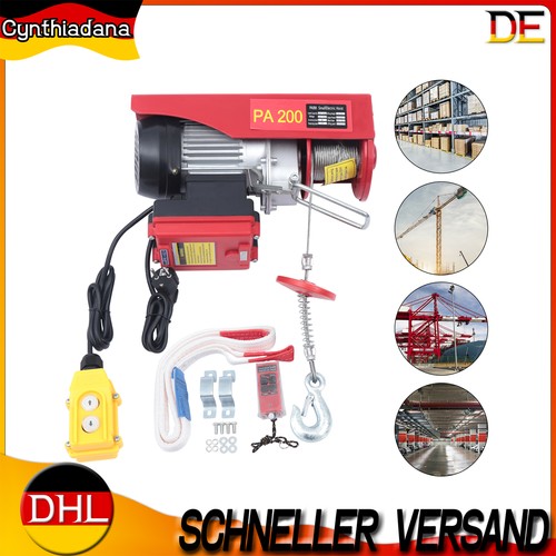 Verricello elettrico gru - , di